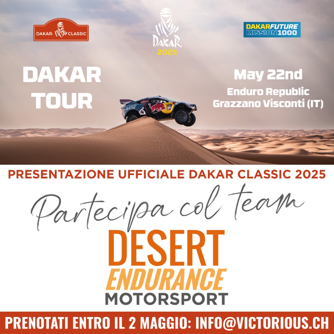 Dakar 2025: il 22 maggio la presentazione ufficiale a Grazzano Visconti